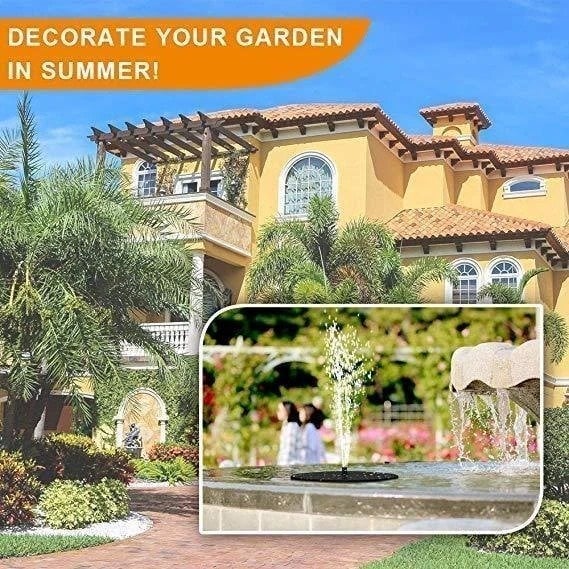 🔥Solar Fountain – No Electricity Needed, Just Sunlight | Easy Outdoor Water Feature for Garden, Pond & Bird Bath