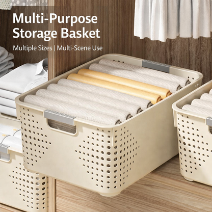 Ventilated Plastic Storage Basket