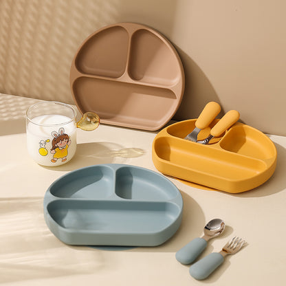 Kid Divided Silicone Plate