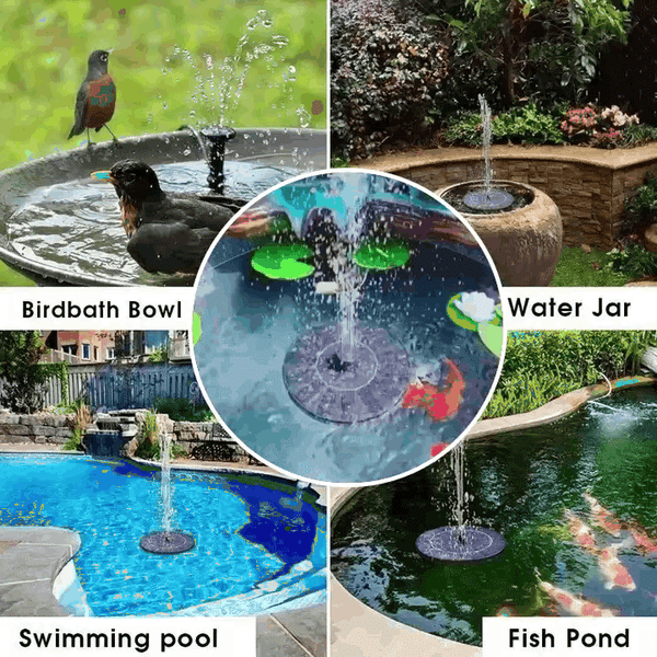 🔥Solar Fountain – No Electricity Needed, Just Sunlight | Easy Outdoor Water Feature for Garden, Pond & Bird Bath