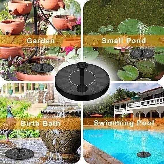 🔥Solar Fountain – No Electricity Needed, Just Sunlight | Easy Outdoor Water Feature for Garden, Pond & Bird Bath