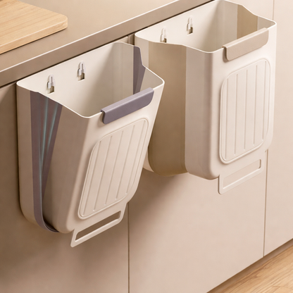 Wall-Mounted Collapsible Trash Bin