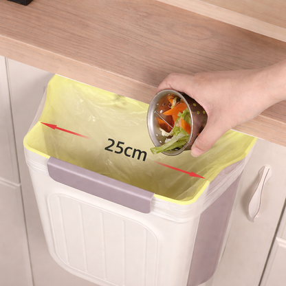 Wall-Mounted Collapsible Trash Bin