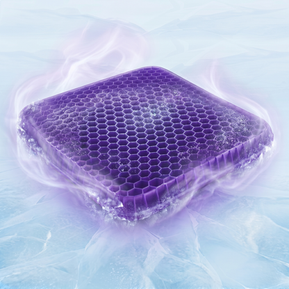 Homyperts™ Cooling Gel Seat Cushion – Stay Cool & Breathable All Day for Office, Car & Home 🧊🌿 (≧◡≦)