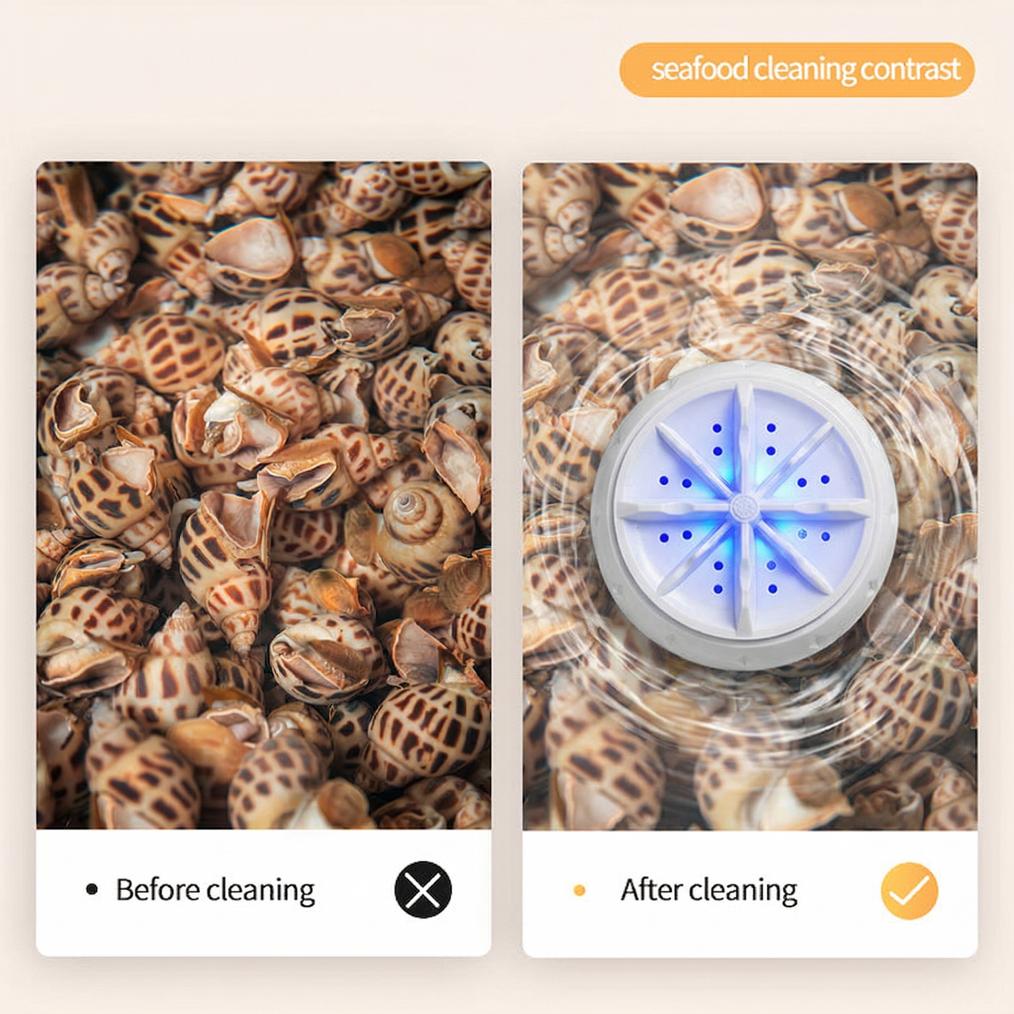 🌲🎁Efficient Portable Fruit & Vegetable Washers