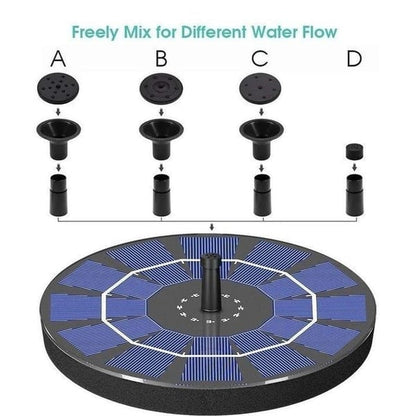 🔥Solar Fountain – No Electricity Needed, Just Sunlight | Easy Outdoor Water Feature for Garden, Pond & Bird Bath